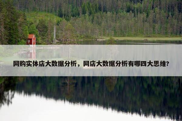 网购实体店大数据分析，网店大数据分析有哪四大思维?