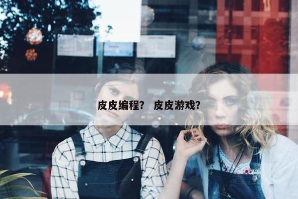 皮皮编程？ 皮皮游戏？