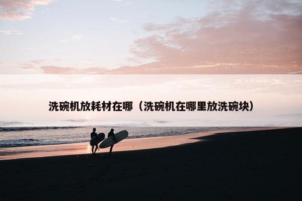 洗碗机放耗材在哪（洗碗机在哪里放洗碗块）