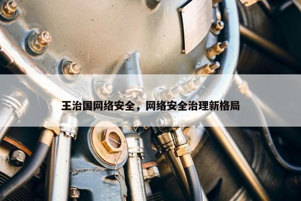 王治国网络安全，网络安全治理新格局
