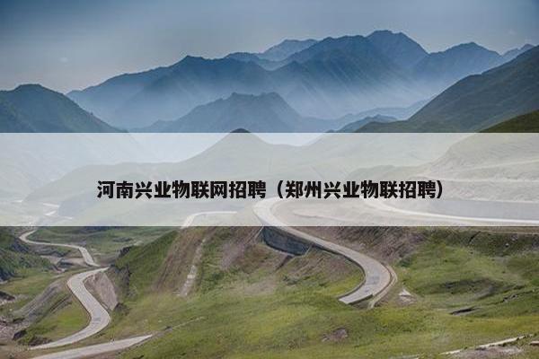 河南兴业物联网招聘（郑州兴业物联招聘）