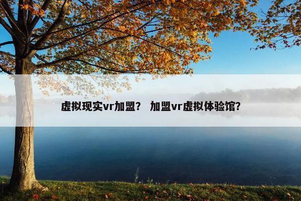 虚拟现实vr加盟？ 加盟vr虚拟体验馆？