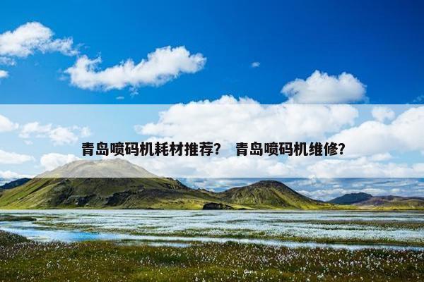 青岛喷码机耗材推荐？ 青岛喷码机维修？