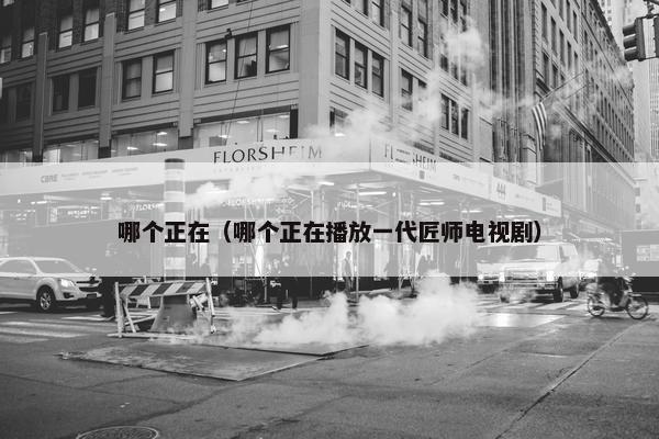哪个正在（哪个正在播放一代匠师电视剧）