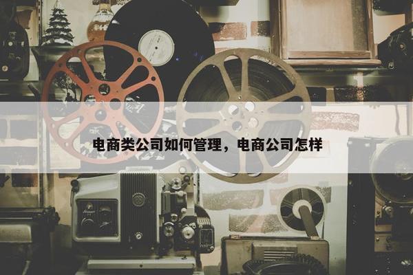 电商类公司如何管理，电商公司怎样