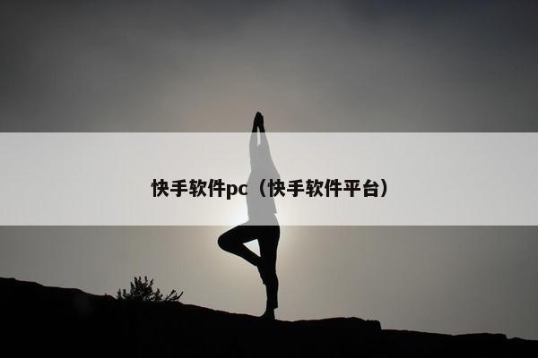 快手软件pc（快手软件平台）