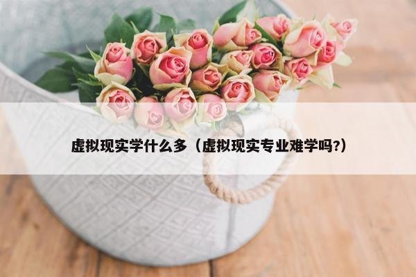 虚拟现实学什么多（虚拟现实专业难学吗?）