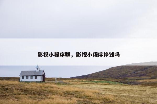影视小程序群，影视小程序挣钱吗