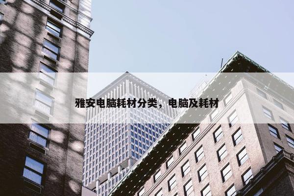 雅安电脑耗材分类，电脑及耗材
