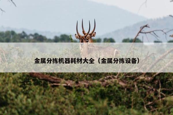 金属分拣机器耗材大全（金属分拣设备）