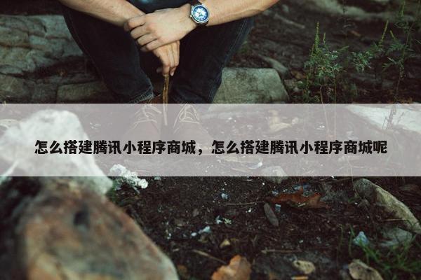 怎么搭建腾讯小程序商城，怎么搭建腾讯小程序商城呢