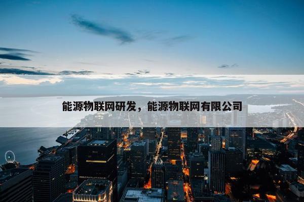 能源物联网研发，能源物联网有限公司