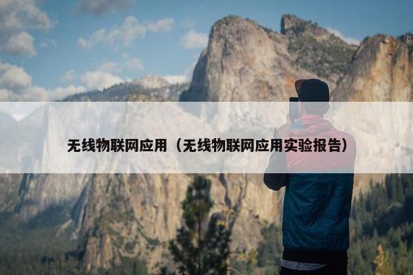 无线物联网应用（无线物联网应用实验报告）