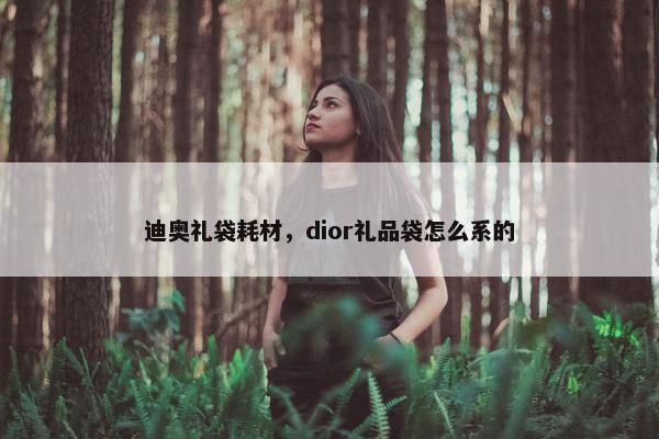 迪奥礼袋耗材，dior礼品袋怎么系的
