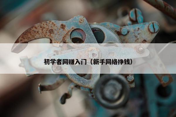 初学者网赚入门（新手网络挣钱）