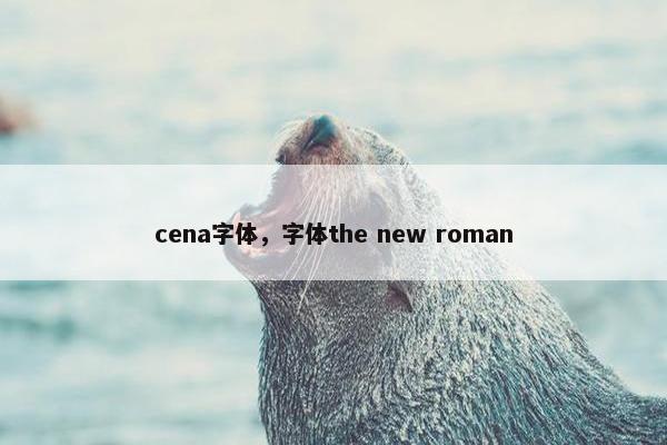 cena字体，字体the new roman