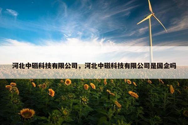 河北中磁科技有限公司，河北中磁科技有限公司是国企吗