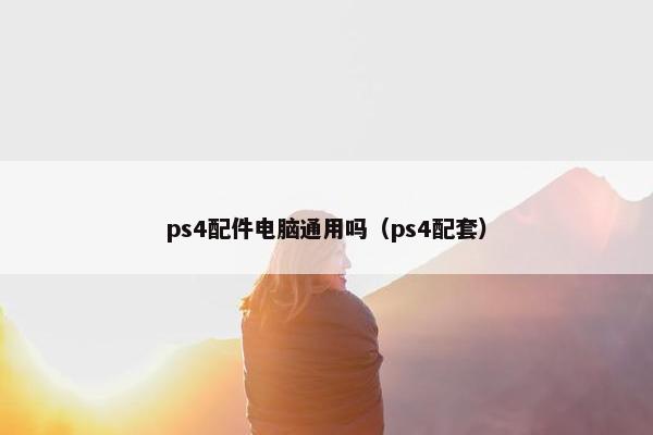 ps4配件电脑通用吗（ps4配套）