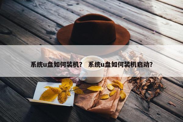 系统u盘如何装机？ 系统u盘如何装机启动？