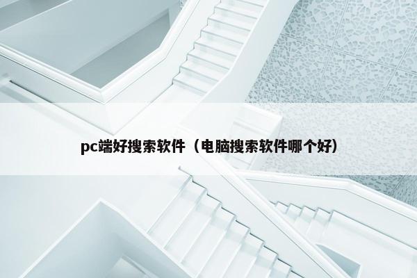 pc端好搜索软件（电脑搜索软件哪个好）
