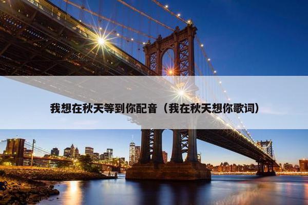 我想在秋天等到你配音（我在秋天想你歌词）