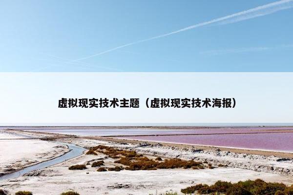 虚拟现实技术主题（虚拟现实技术海报）