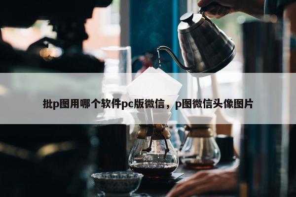 批p图用哪个软件pc版微信，p图微信头像图片