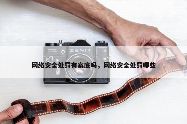 网络安全处罚有案底吗，网络安全处罚哪些