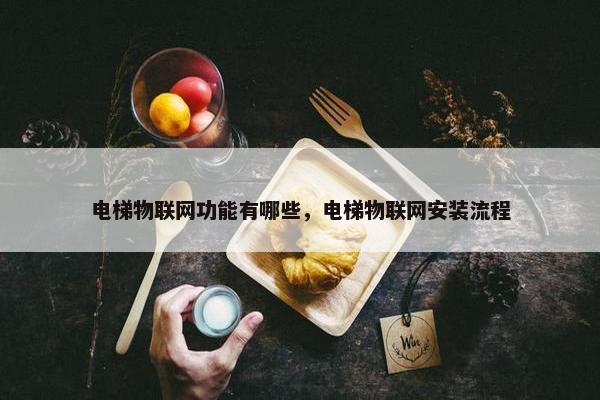 电梯物联网功能有哪些，电梯物联网安装流程