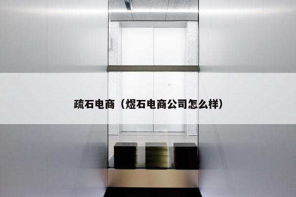 疏石电商（煜石电商公司怎么样）