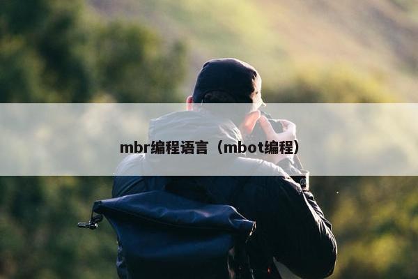 mbr编程语言（mbot编程）