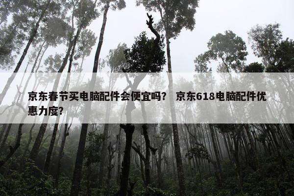 京东春节买电脑配件会便宜吗？ 京东618电脑配件优惠力度？