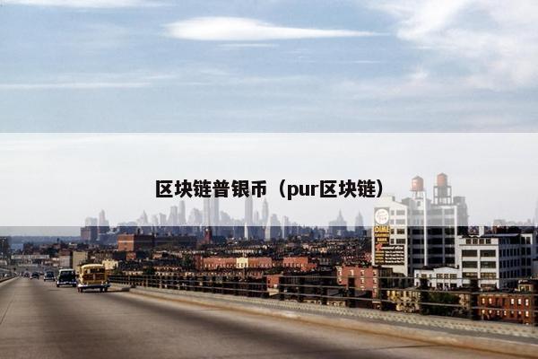 区块链普银币（pur区块链）