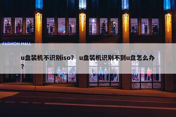 u盘装机不识别iso？ u盘装机识别不到u盘怎么办？