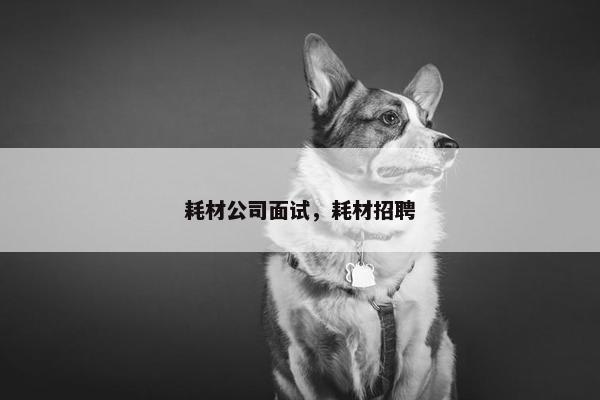 耗材公司面试，耗材招聘