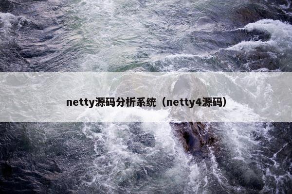 netty源码分析系统（netty4源码）