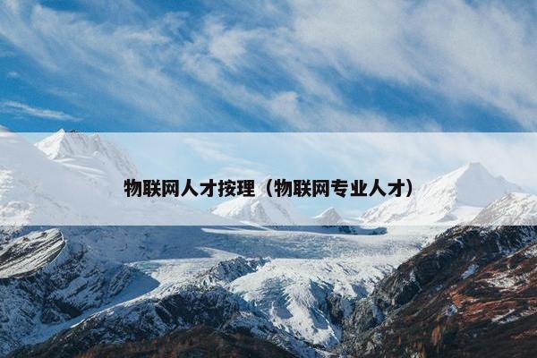 物联网人才按理（物联网专业人才）