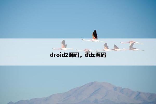 droid2源码，ddz源码