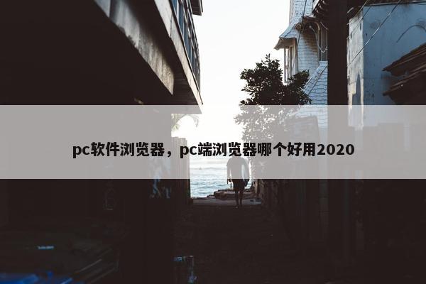 pc软件浏览器，pc端浏览器哪个好用2020