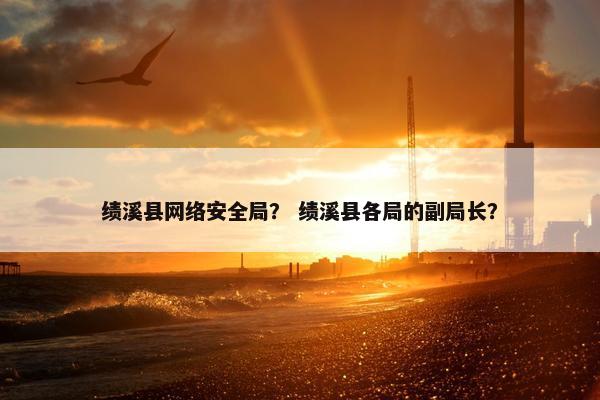 绩溪县网络安全局？ 绩溪县各局的副局长？