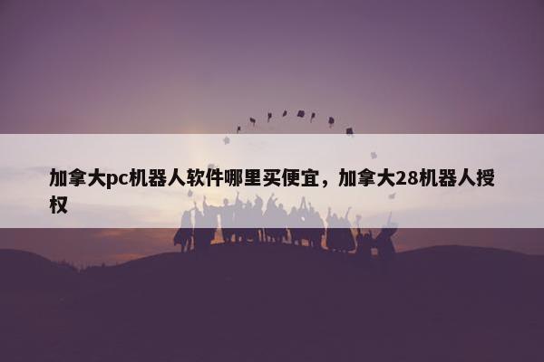 加拿大pc机器人软件哪里买便宜，加拿大28机器人授权