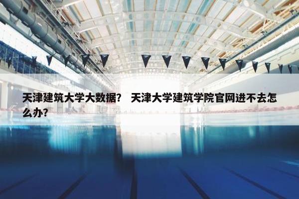 天津建筑大学大数据？ 天津大学建筑学院官网进不去怎么办？