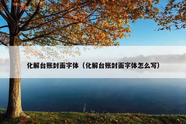 化解台账封面字体（化解台账封面字体怎么写）