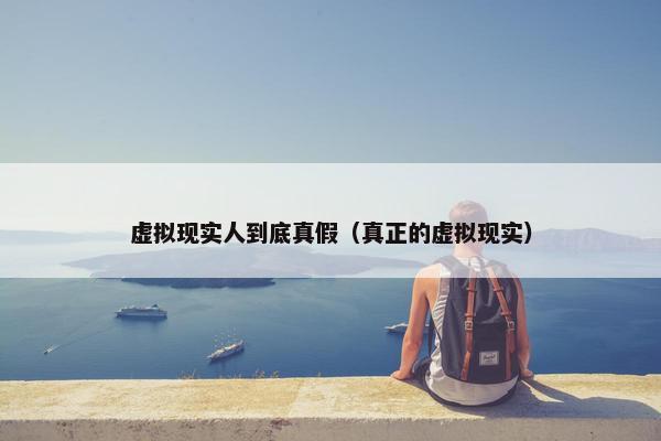 虚拟现实人到底真假（真正的虚拟现实）