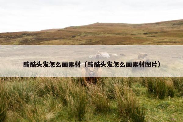 酷酷头发怎么画素材（酷酷头发怎么画素材图片）