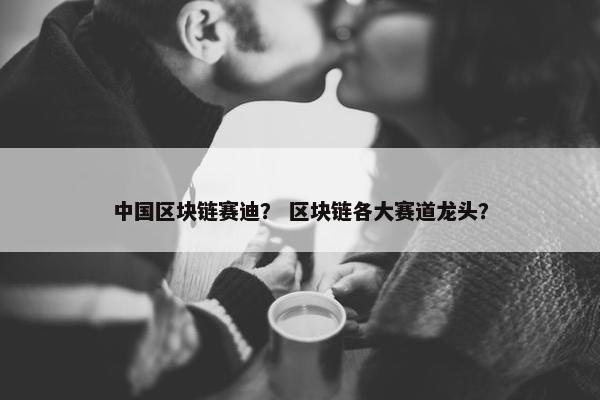 中国区块链赛迪？ 区块链各大赛道龙头？