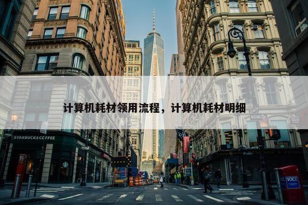 计算机耗材领用流程，计算机耗材明细